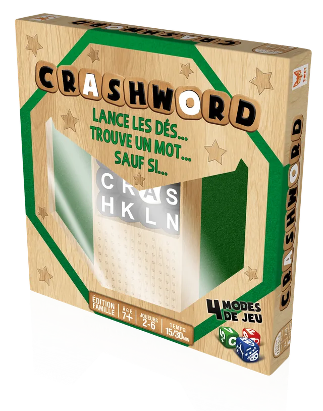Topi Games Crashword gioco di carte parole e dadi