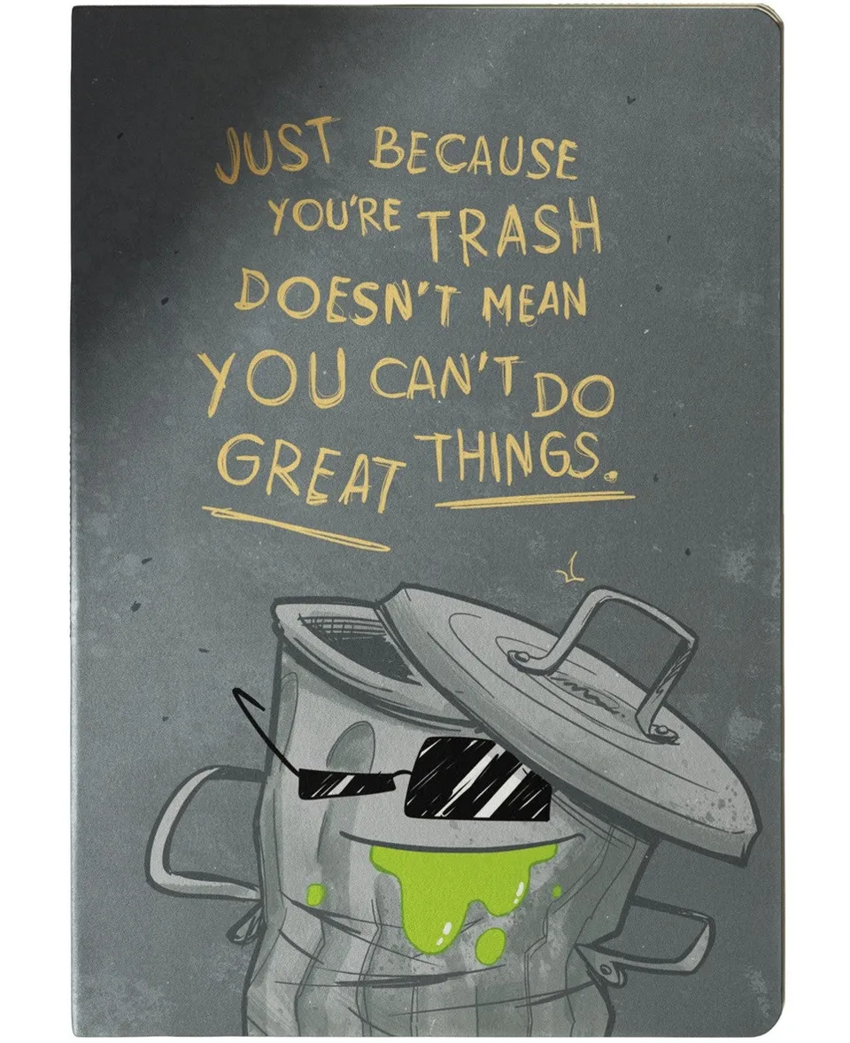 Studio Supernova Great Trash notebook A5 flessibile puntinato