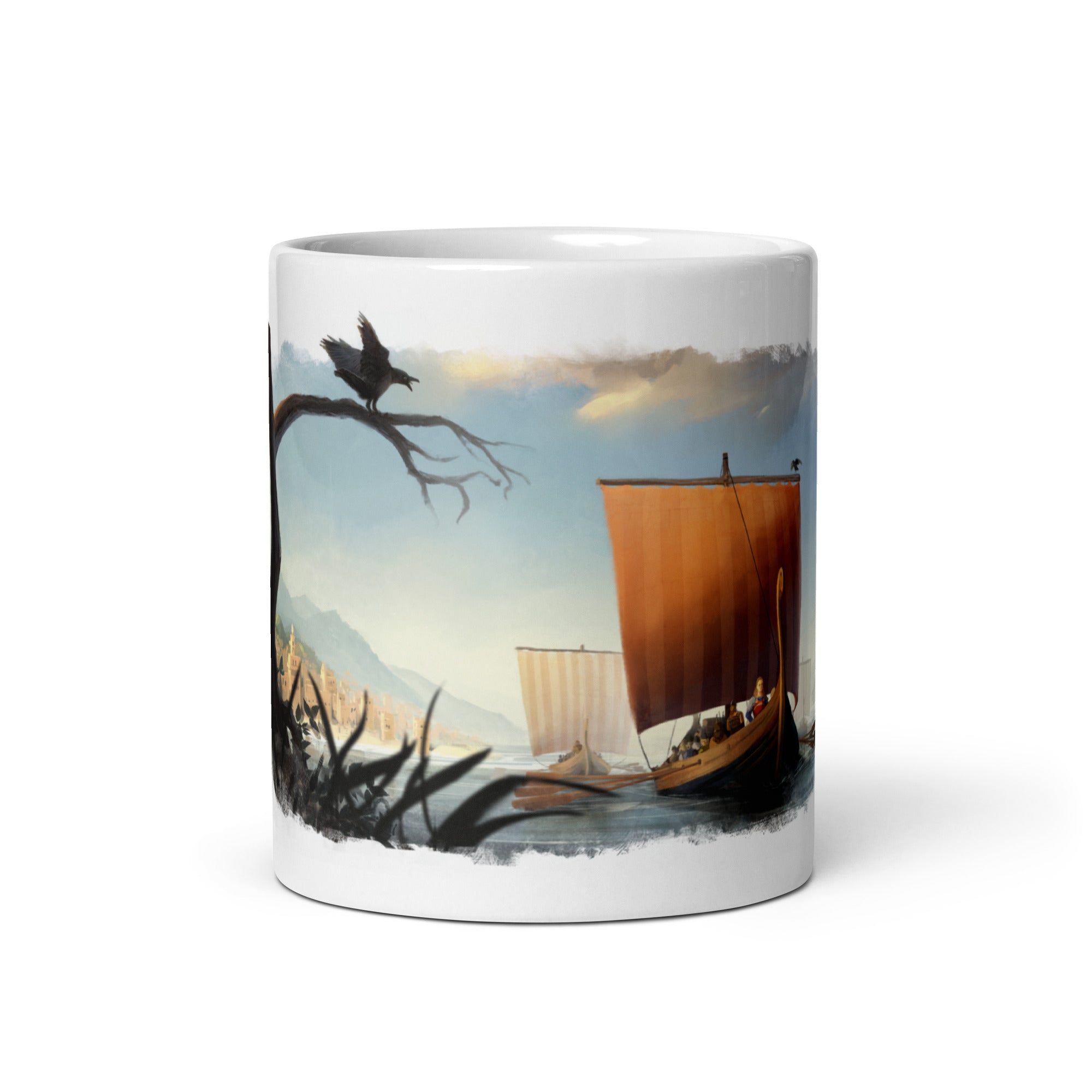 ION Pax Viking tazza bianca in ceramica