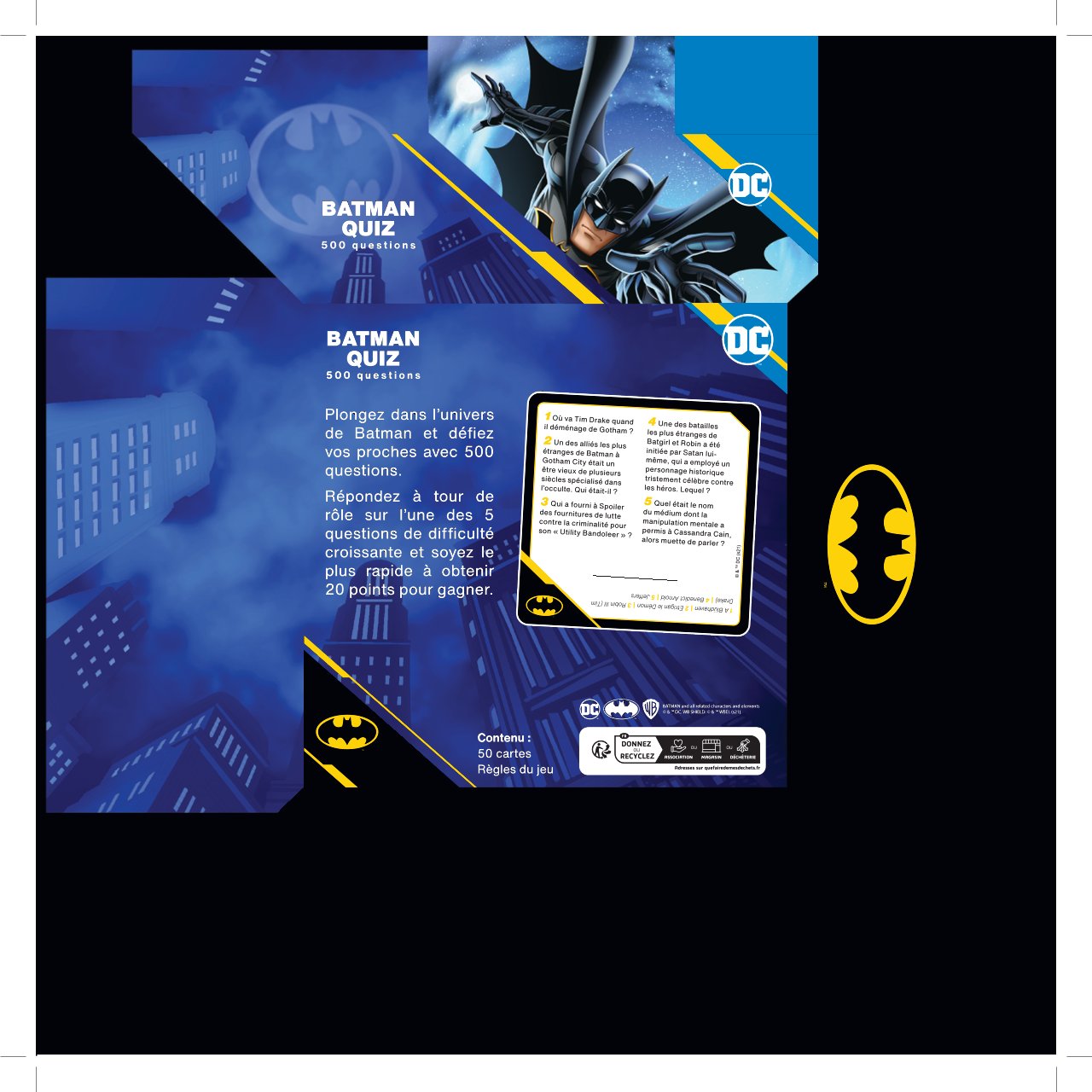 Topi Games Batman 500 Quiz gioco quiz fumetti