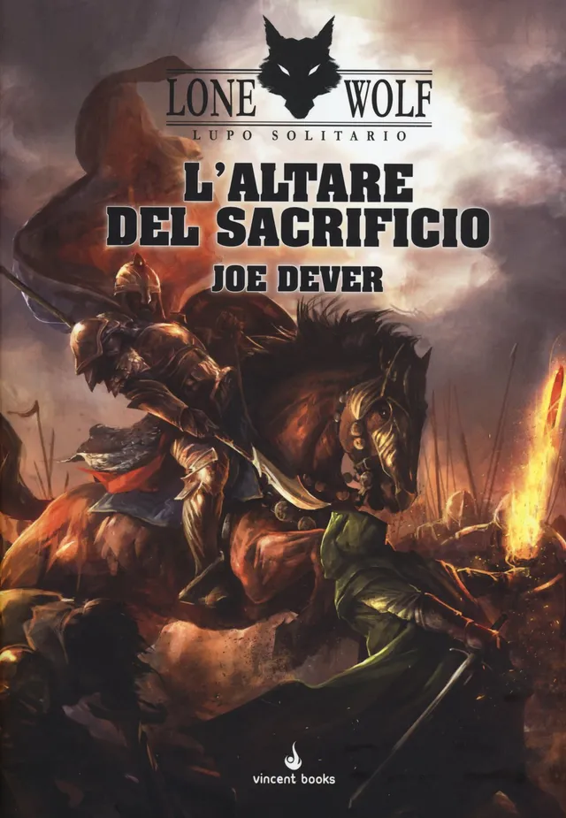 Raven Lupo Solitario L Altare del Sacrificio 4 librogame copertina rigida