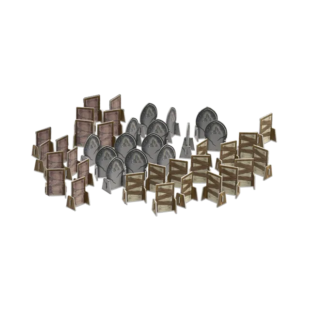 Ice Makes Terrorscape Barricate accessorio 42 miniature cartone