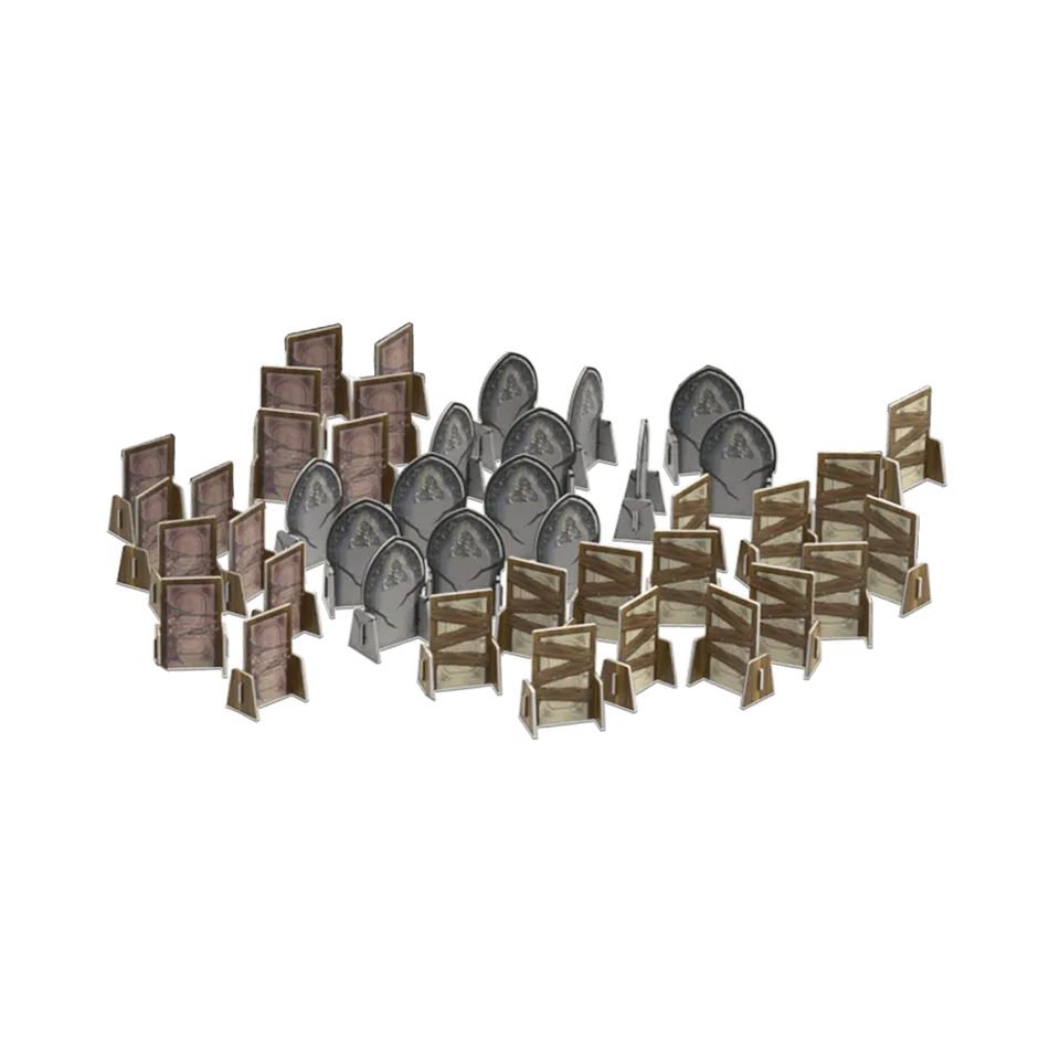 Ice Makes Terrorscape Barricate accessorio 42 miniature cartone