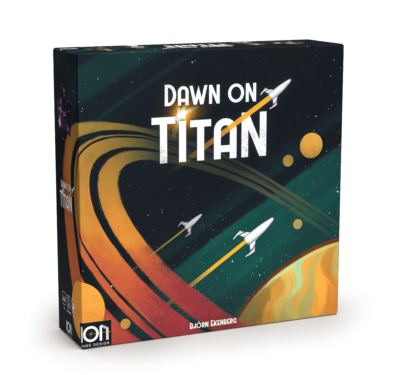 ION Dawn on Titan gioco da tavolo spazio in solitario