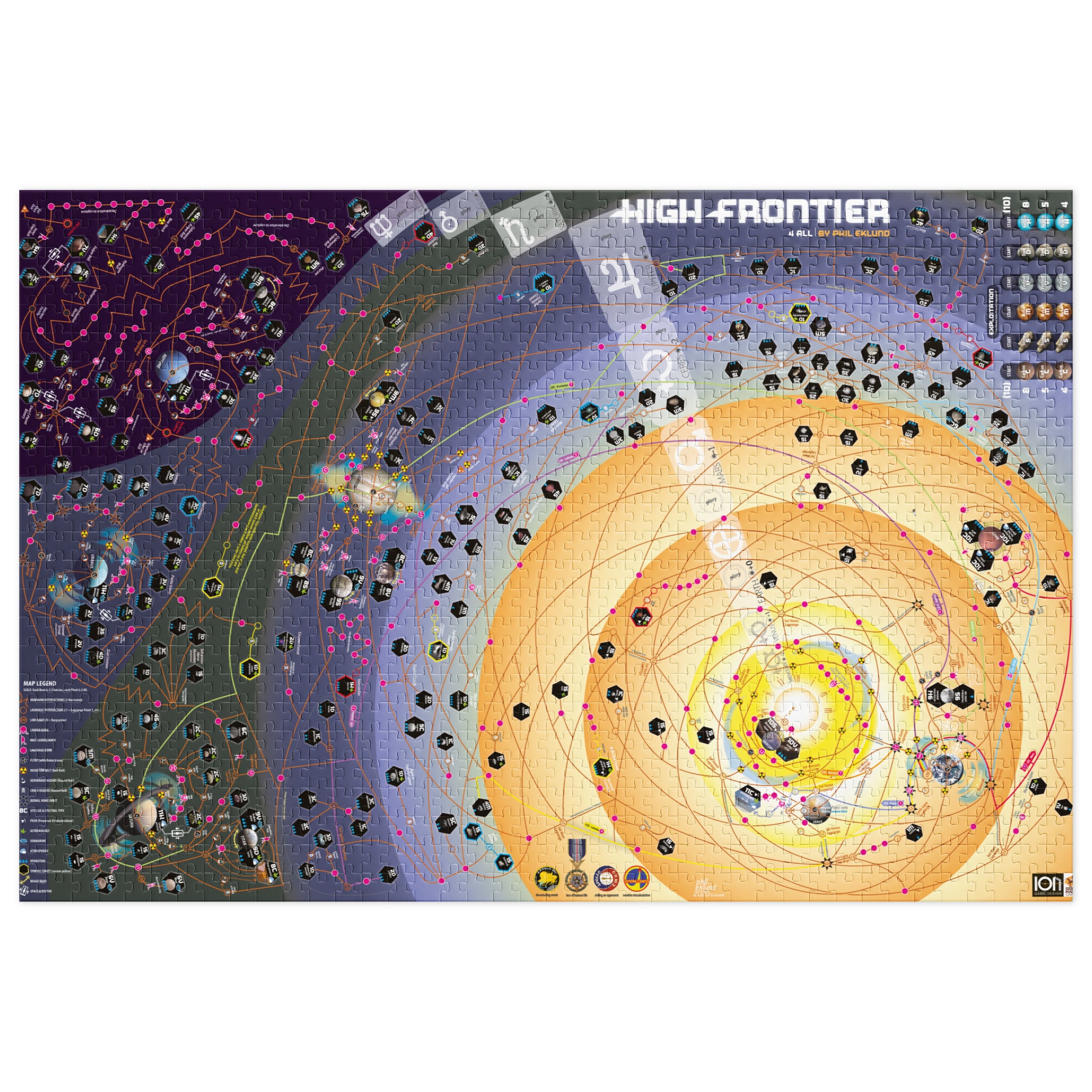 ION High Frontier 4 All puzzle 1000 pezzi con latta