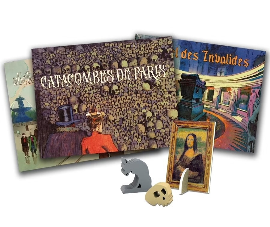 Niza Gams Paris Eiffel espansione gioco da tavolo 2 giocatori