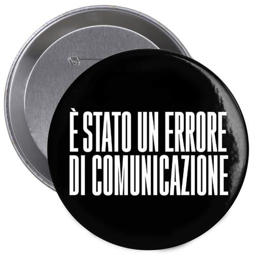 Studio Supernova Non Si Può Più Dire Niente NSPPDN 12 spilla nera