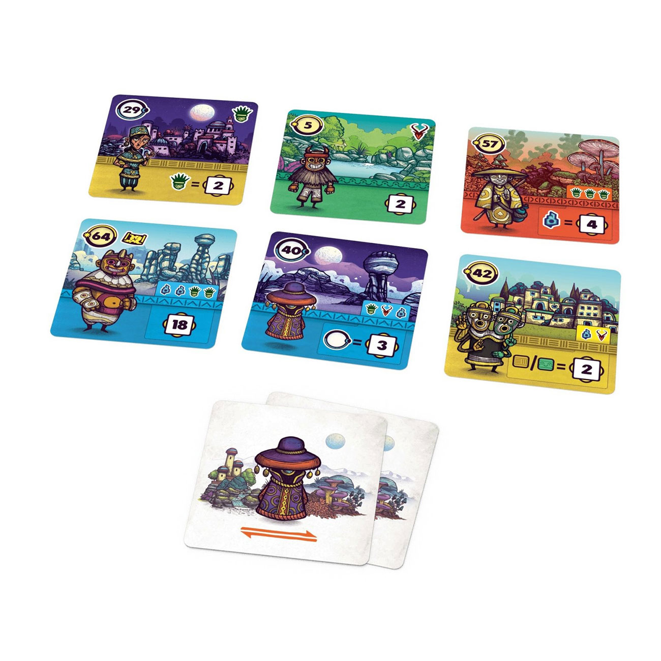 Niza Gams Terre Lontane gioco da tavolo famiglia Eurotour