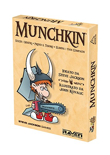Raven Munchkin gioco di carte italiano da 3 a 6 giocatori