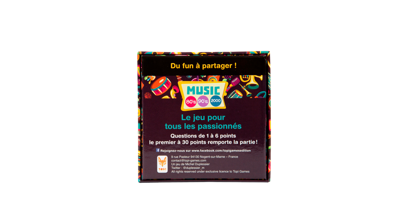 Topi Games Family Quiz Music gioco quiz anni 80 90 2000