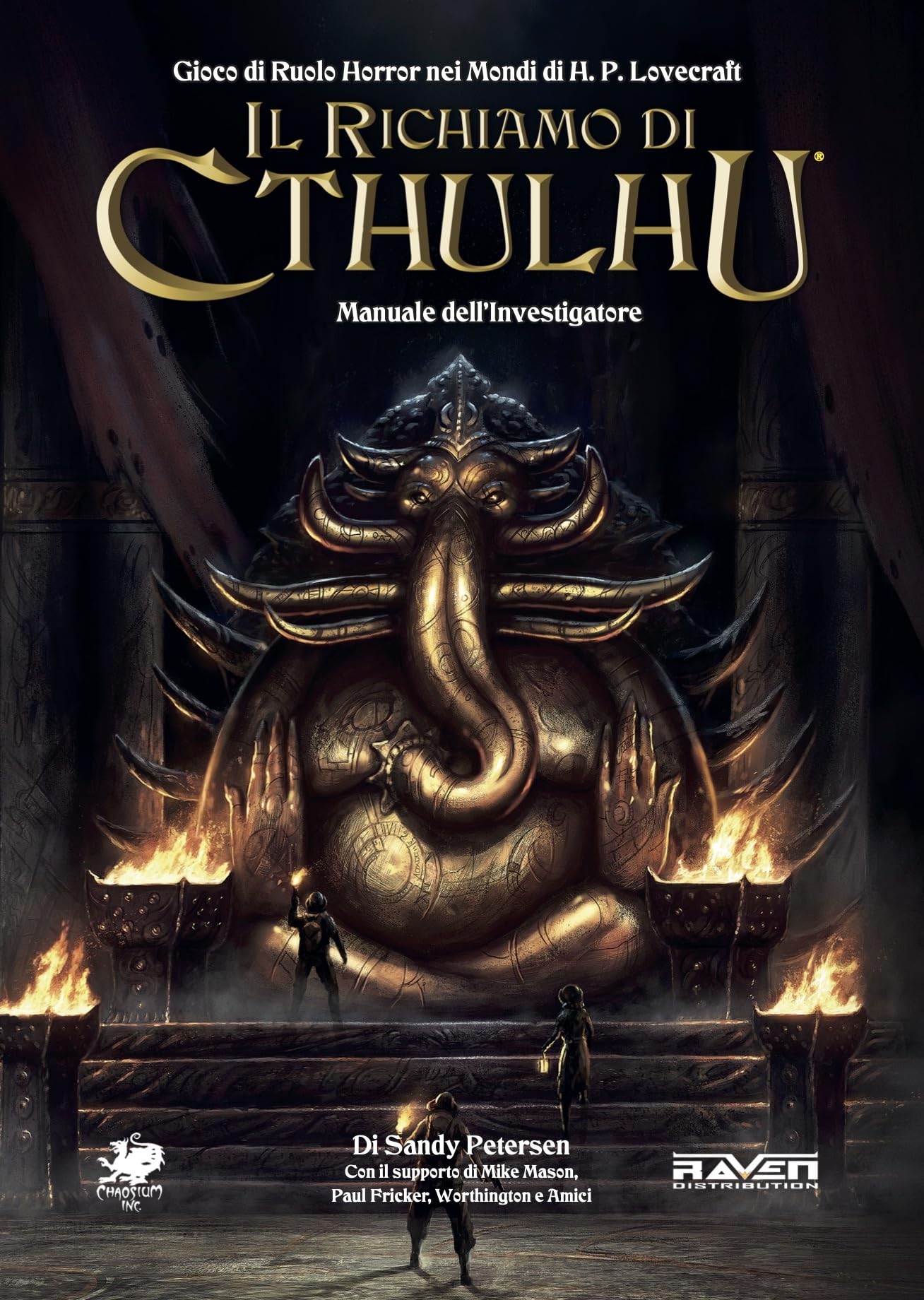 Raven Il Richiamo di Cthulhu Manuale Investigatore gioco ruolo