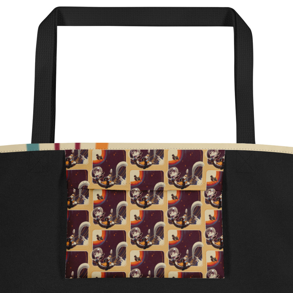 ION Fluffy Frontier Tova borsa tote large poliestere