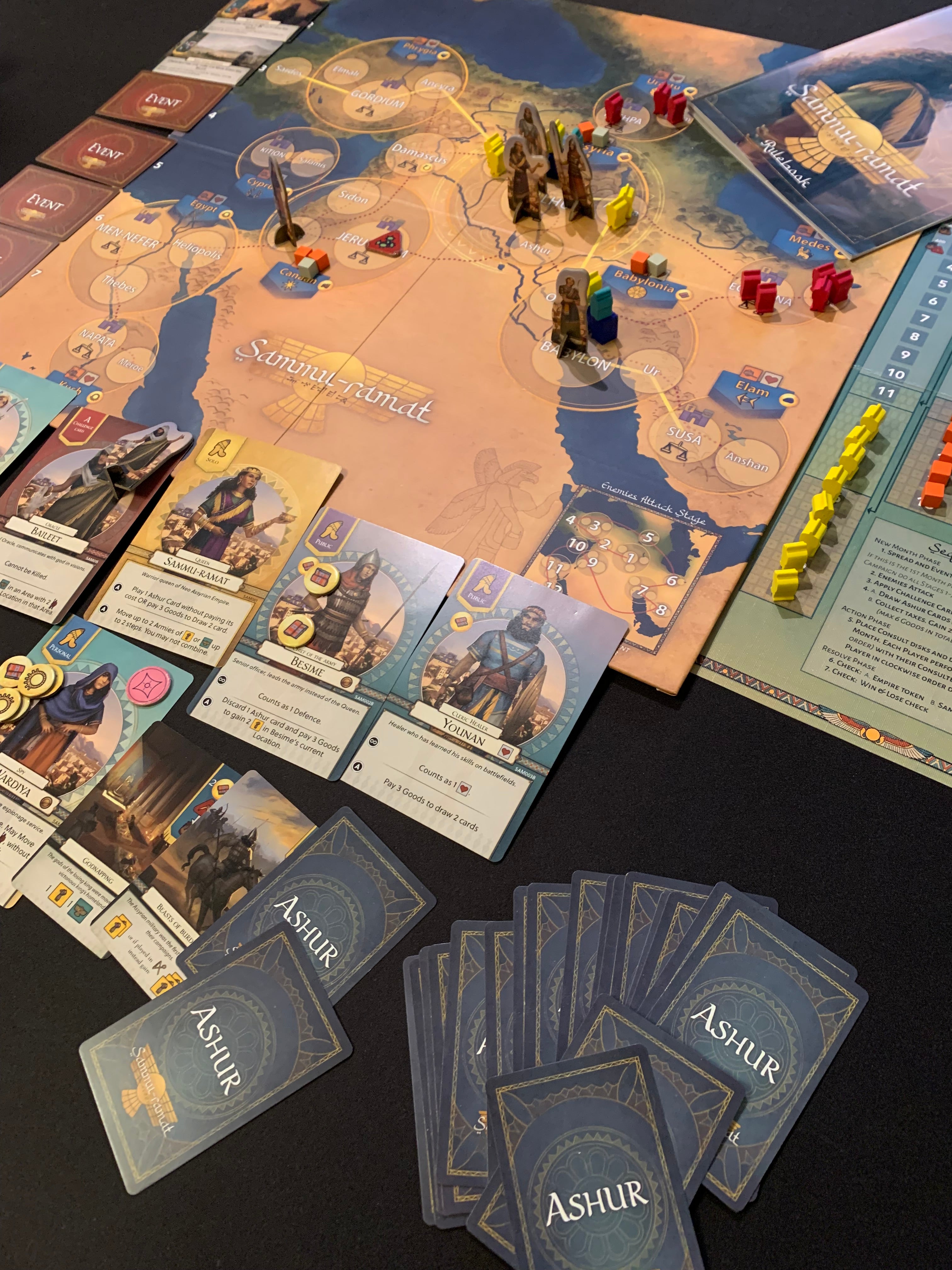ION Sammu-ramat gioco da tavolo cooperativo