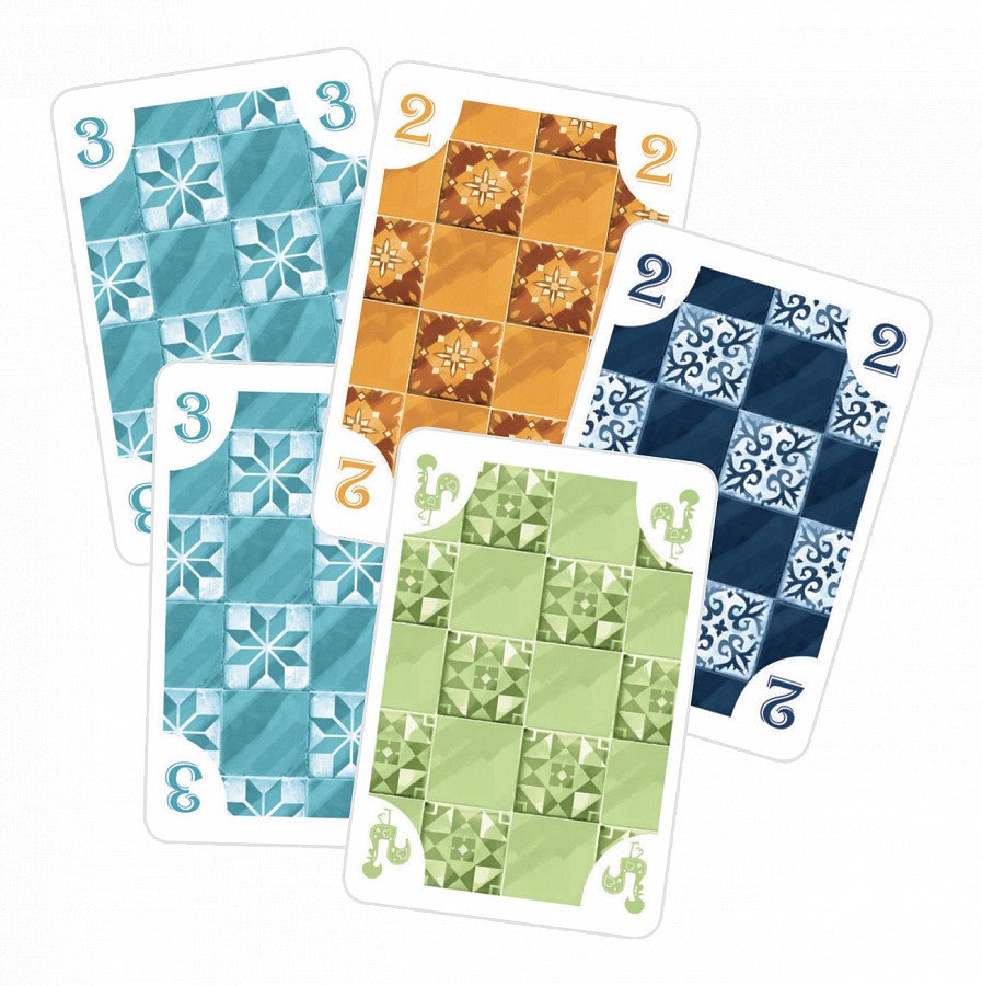 Niza Gams Azul 5-2-1-1 gioco carte 100 carte