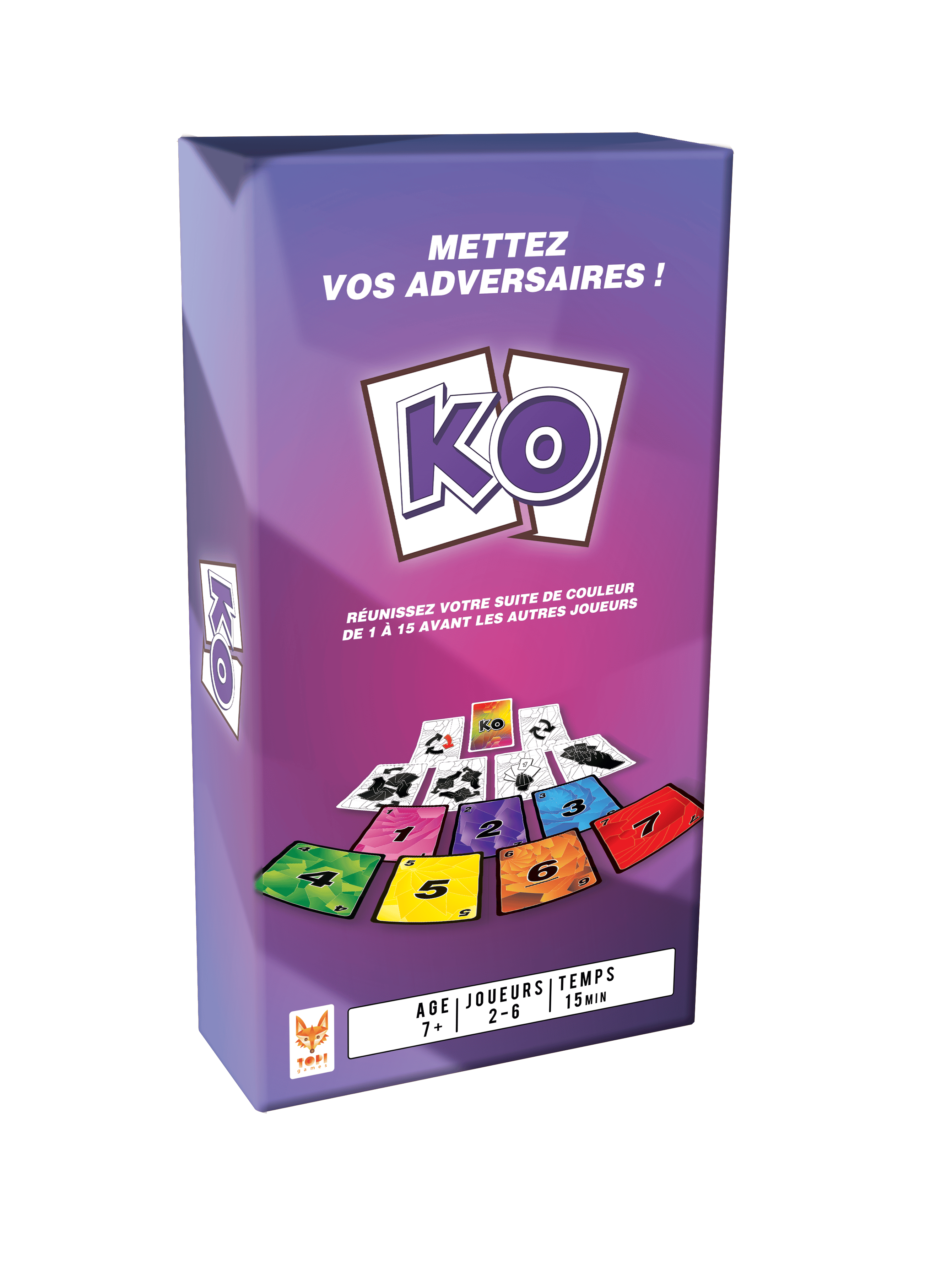 Topi Games KO gioco di carte italiano 3 livelli