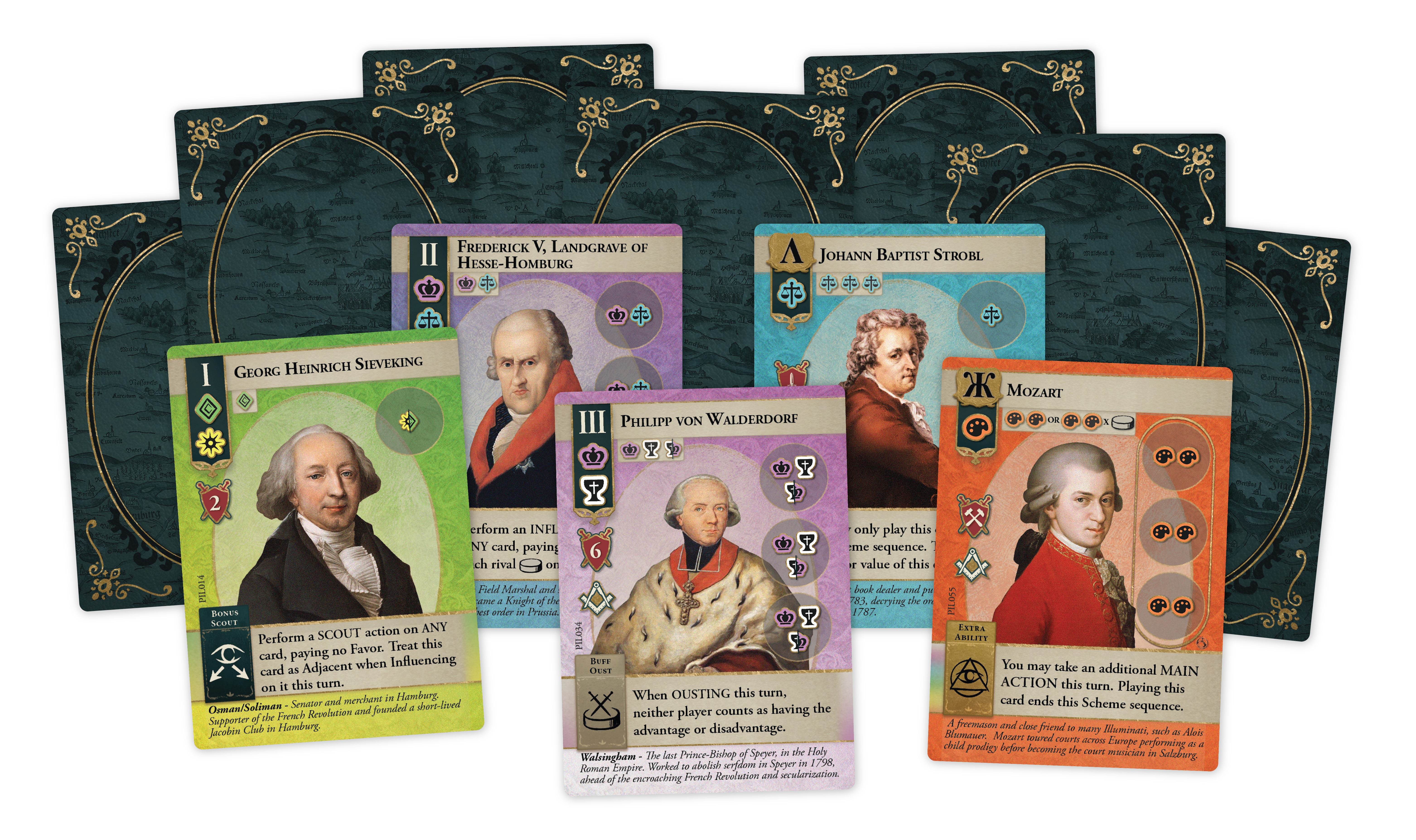 ION Pax Illuminaten gioco da tavolo edizione retail strategico
