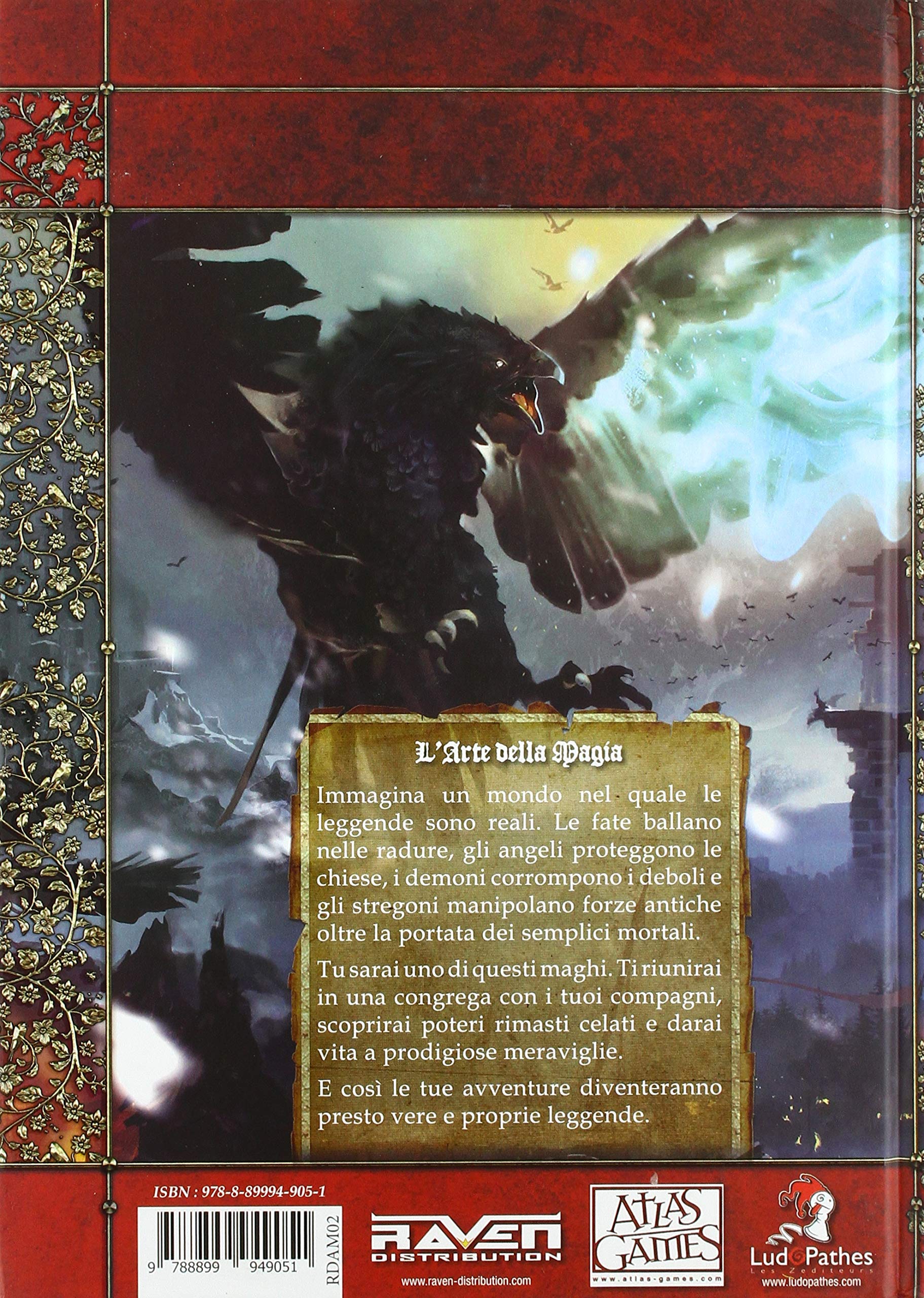 Raven Edizioni Ars Magica manuale gioco di ruolo base