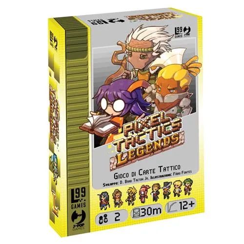 Pixel Tactics Legends gioco di carte 2 giocatori 30 minuti