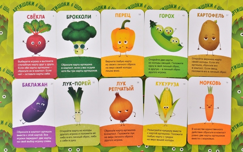 Niza Gams Carciofi in Shock gioco di carte veloci