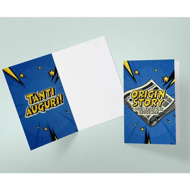 Studio Supernova Games BA30 Origin Story biglietto auguri con busta
