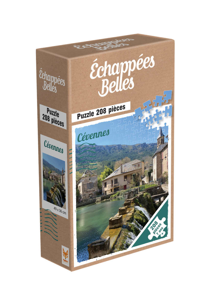 Topi Games Beautiful Escapes Cévennes puzzle 208 pezzi montagna