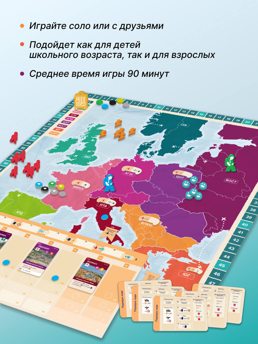 Niza Gams Eurotour gioco da tavolo viaggio