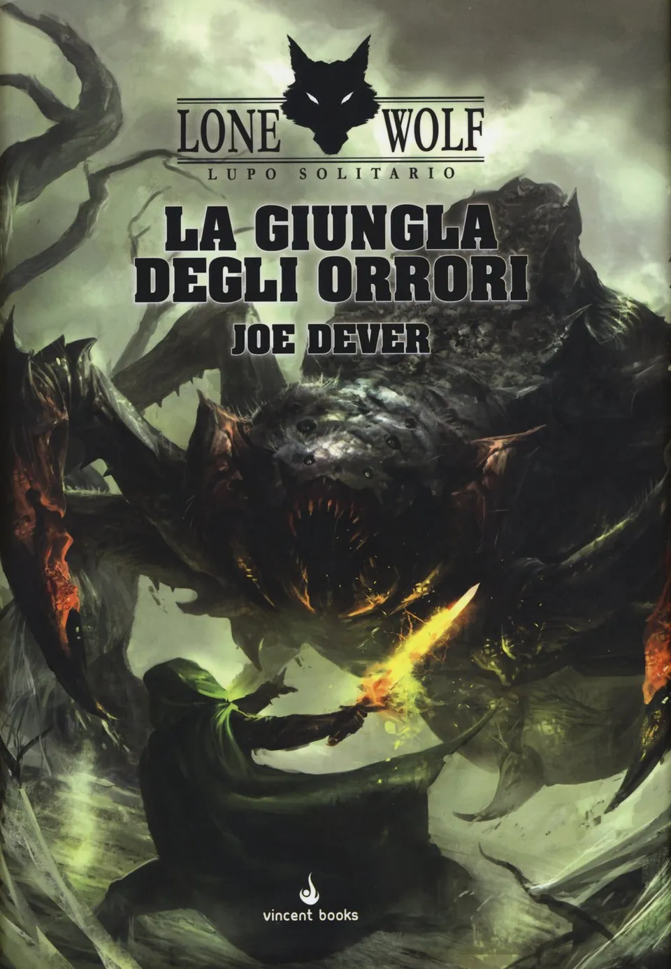 Raven Edizioni Lupo Solitario La Giungla degli Orrori 8 librogame