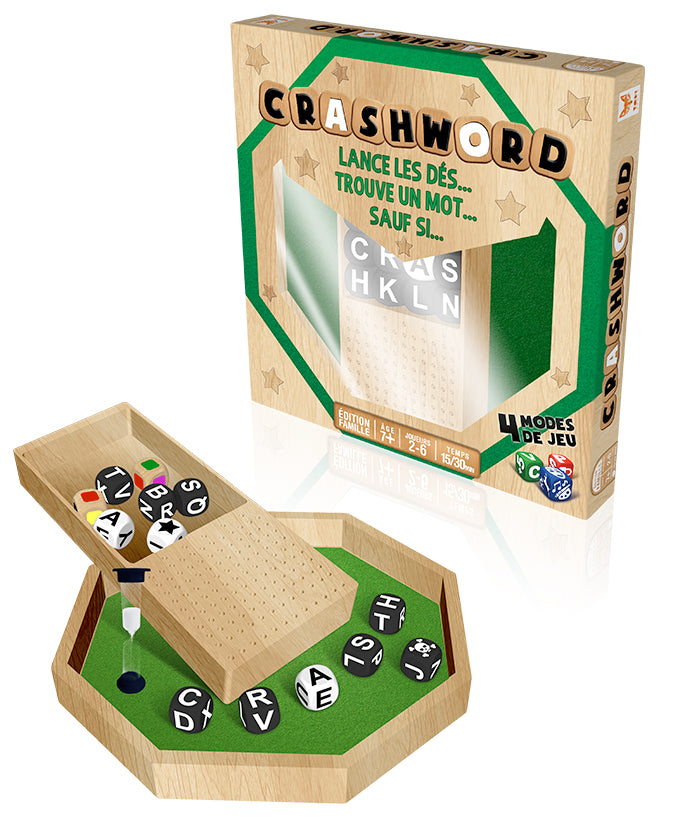 Topi Games Crashword gioco di carte parole e dadi