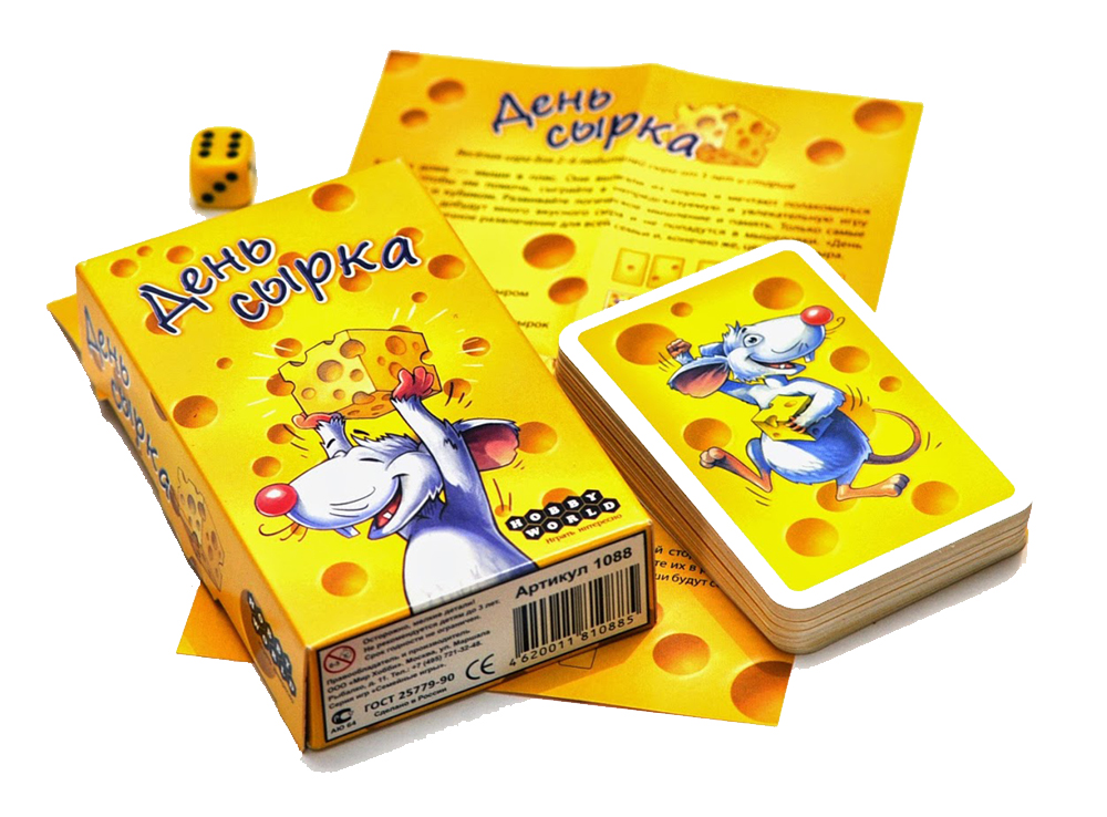 Den Syrka Giorno del Formaggio Gioco di Carte Topi