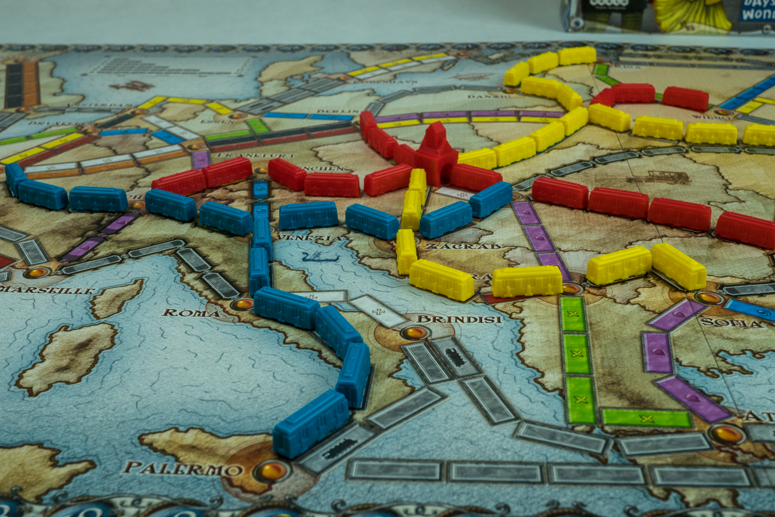 Niza Gams Ticket to Ride Europa gioco da tavolo famiglia