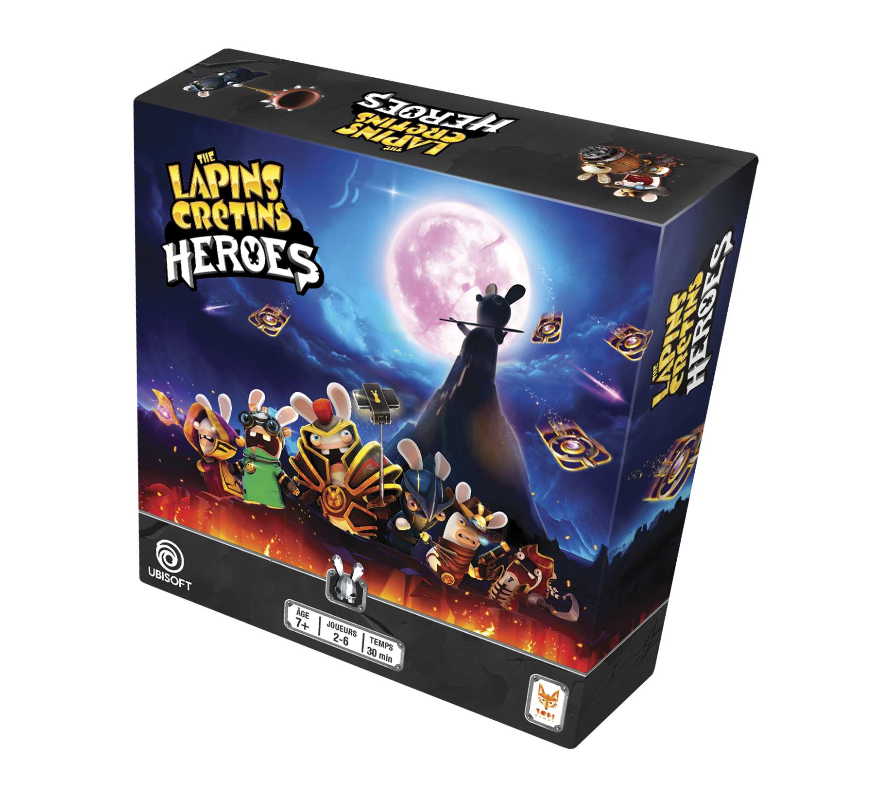 Topi Games Raving Rabbids Heroes gioco da tavolo duello