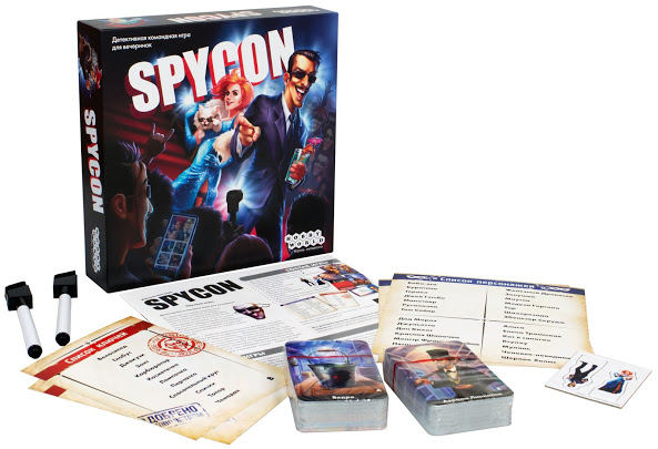 Niza Gams Spycon gioco da tavolo spie e parole 2 squadre