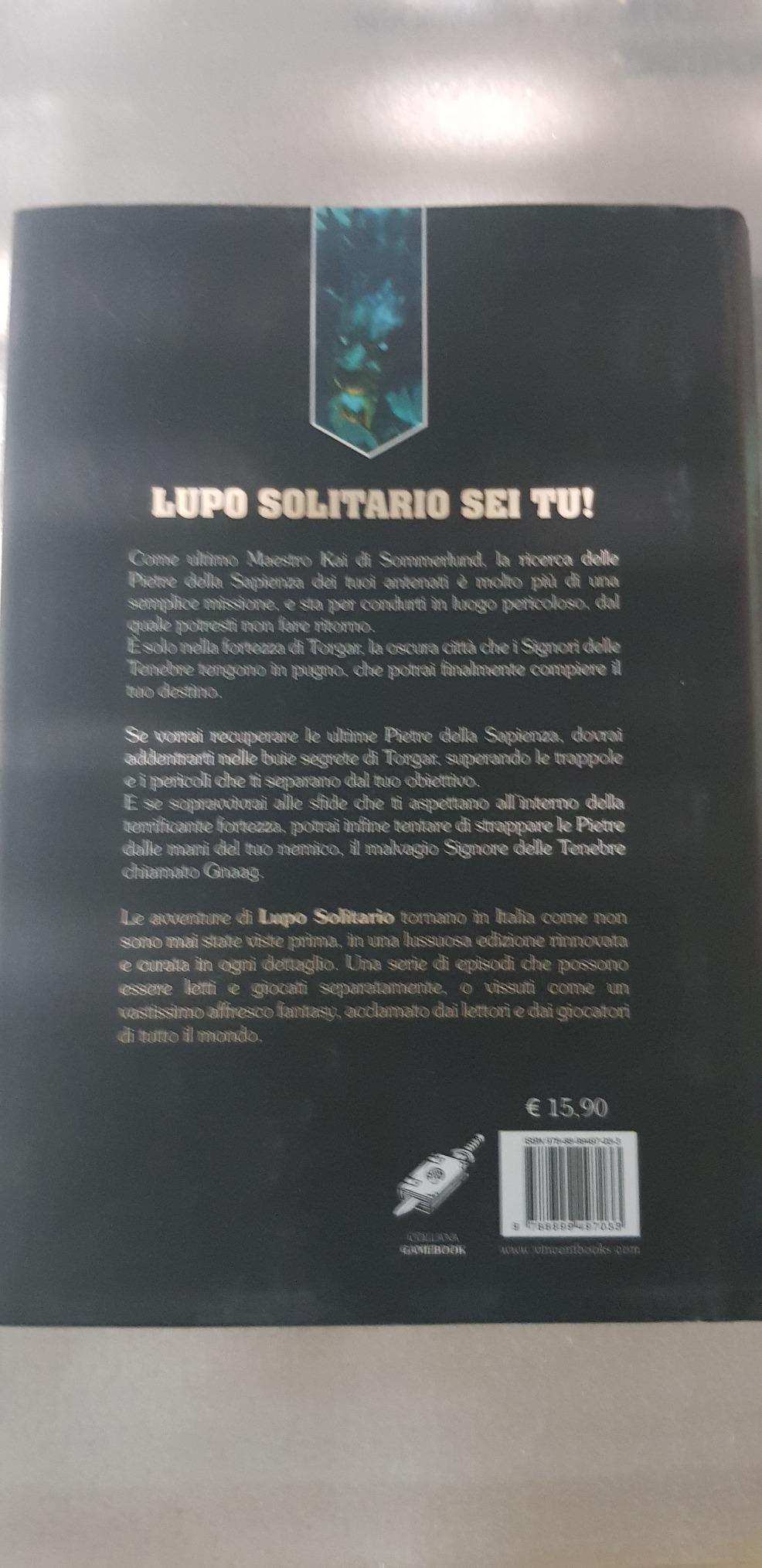 Raven Edizioni Lupo Solitario Le Segrete di Torgar 10 librogame