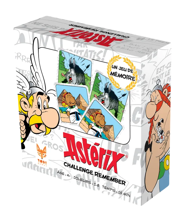 Topi Games Asterix Remember Challenge gioco di carte memoria