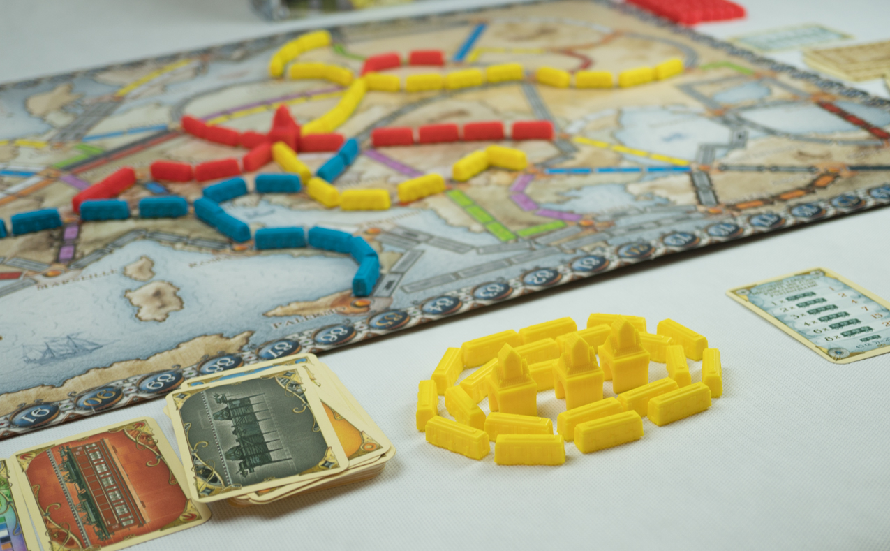Niza Gams Ticket to Ride Europa gioco da tavolo famiglia