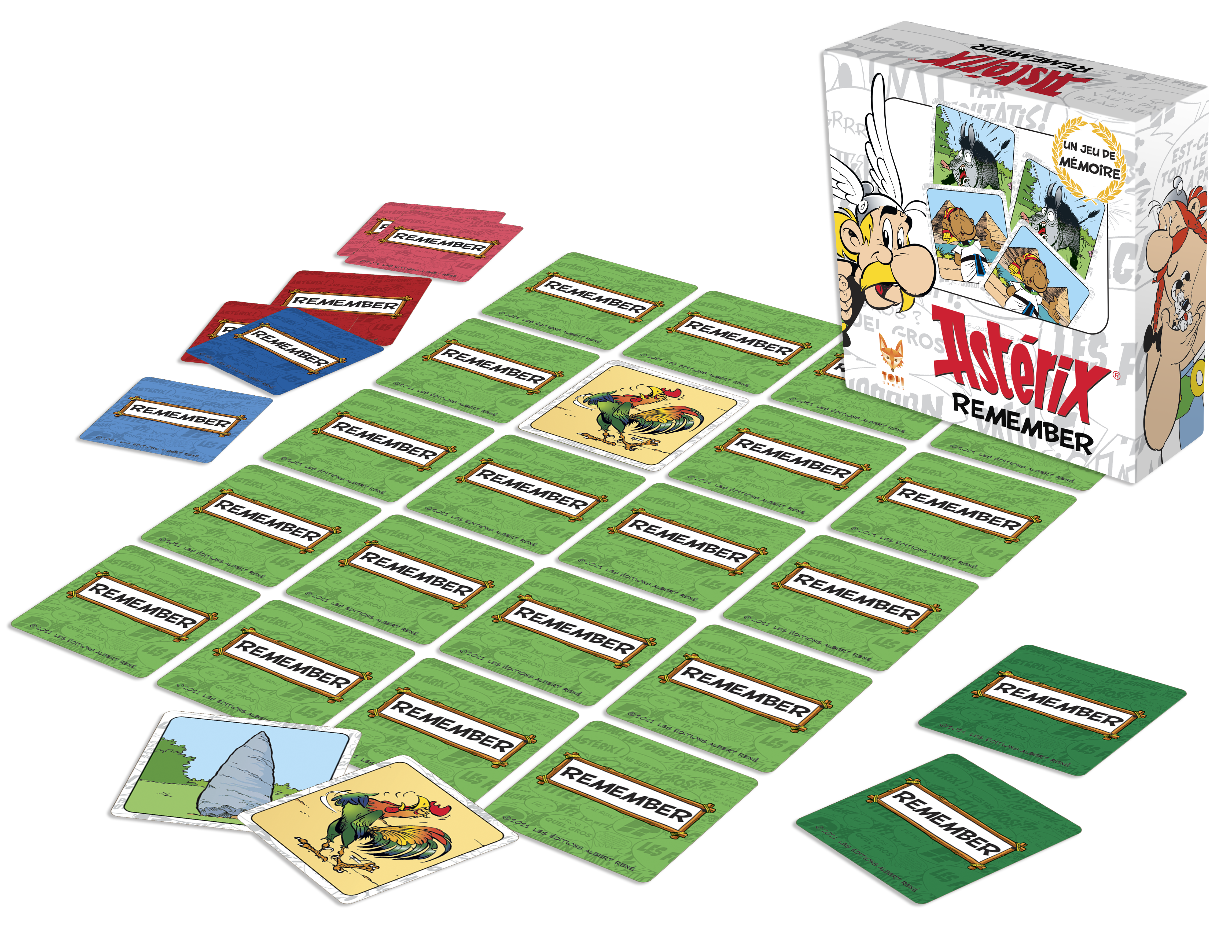 Topi Games Asterix Remember Challenge gioco di carte memoria