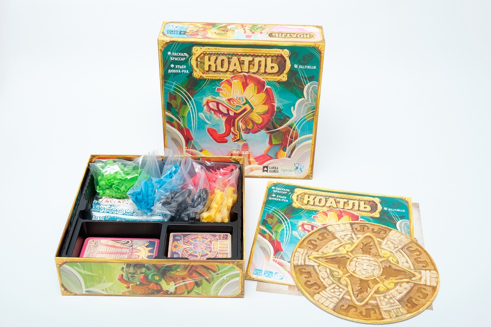 Synapses Cóatl gioco da tavolo base astratto azteco
