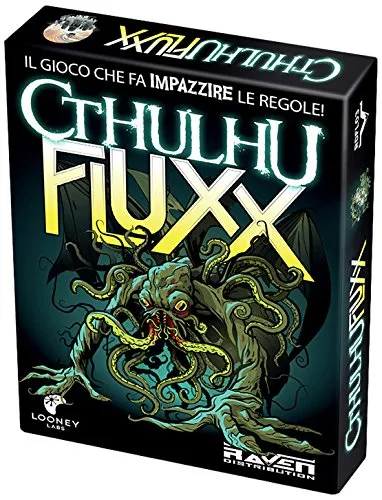 Raven Cthulhu Fluxx gioco di carte italiano 100 carte