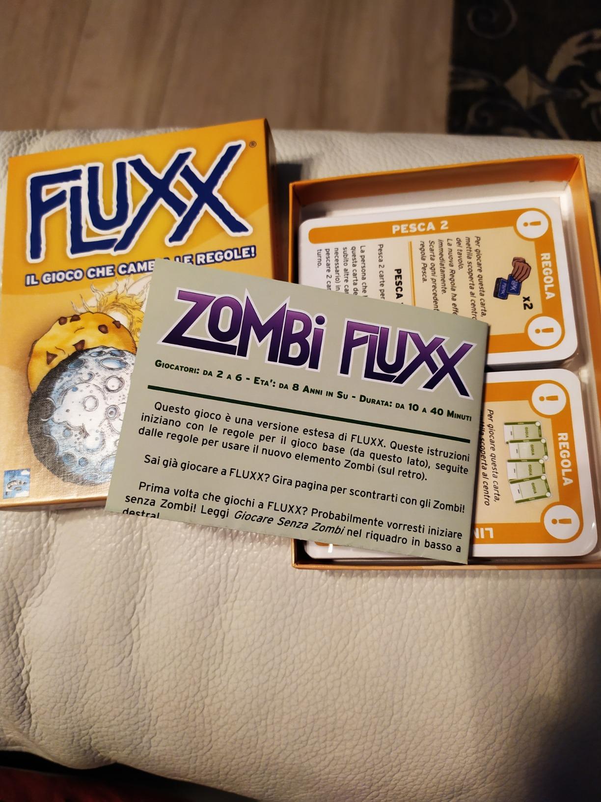 Raven Fluxx Edizione Italiana gioco di carte con 100 carte