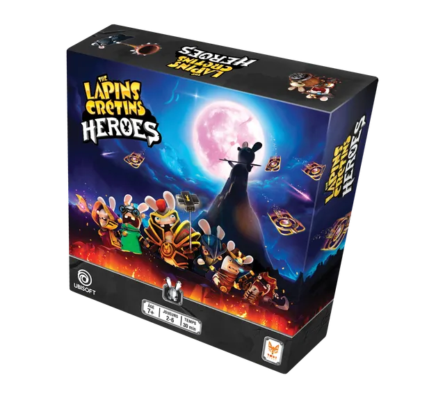 Topi Games Raving Rabbids Heroes gioco da tavolo duello