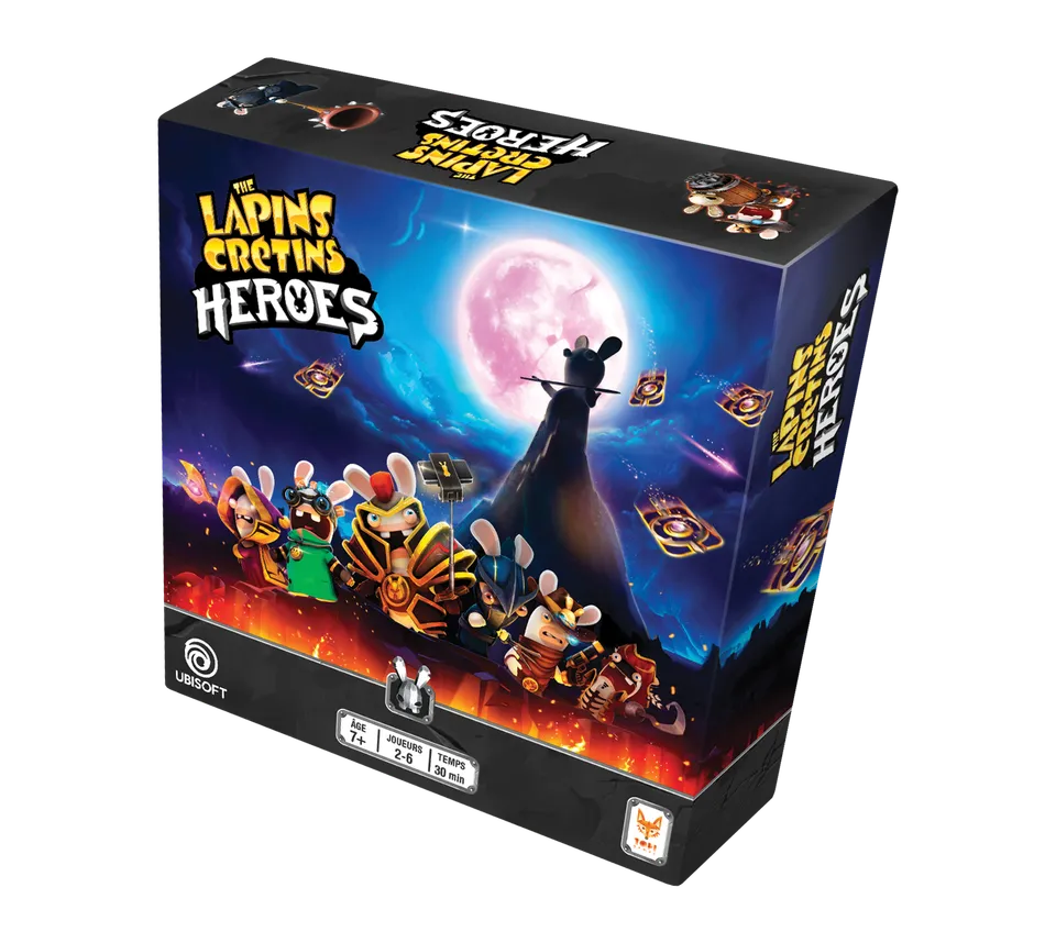 Topi Games Raving Rabbids Heroes gioco da tavolo duello