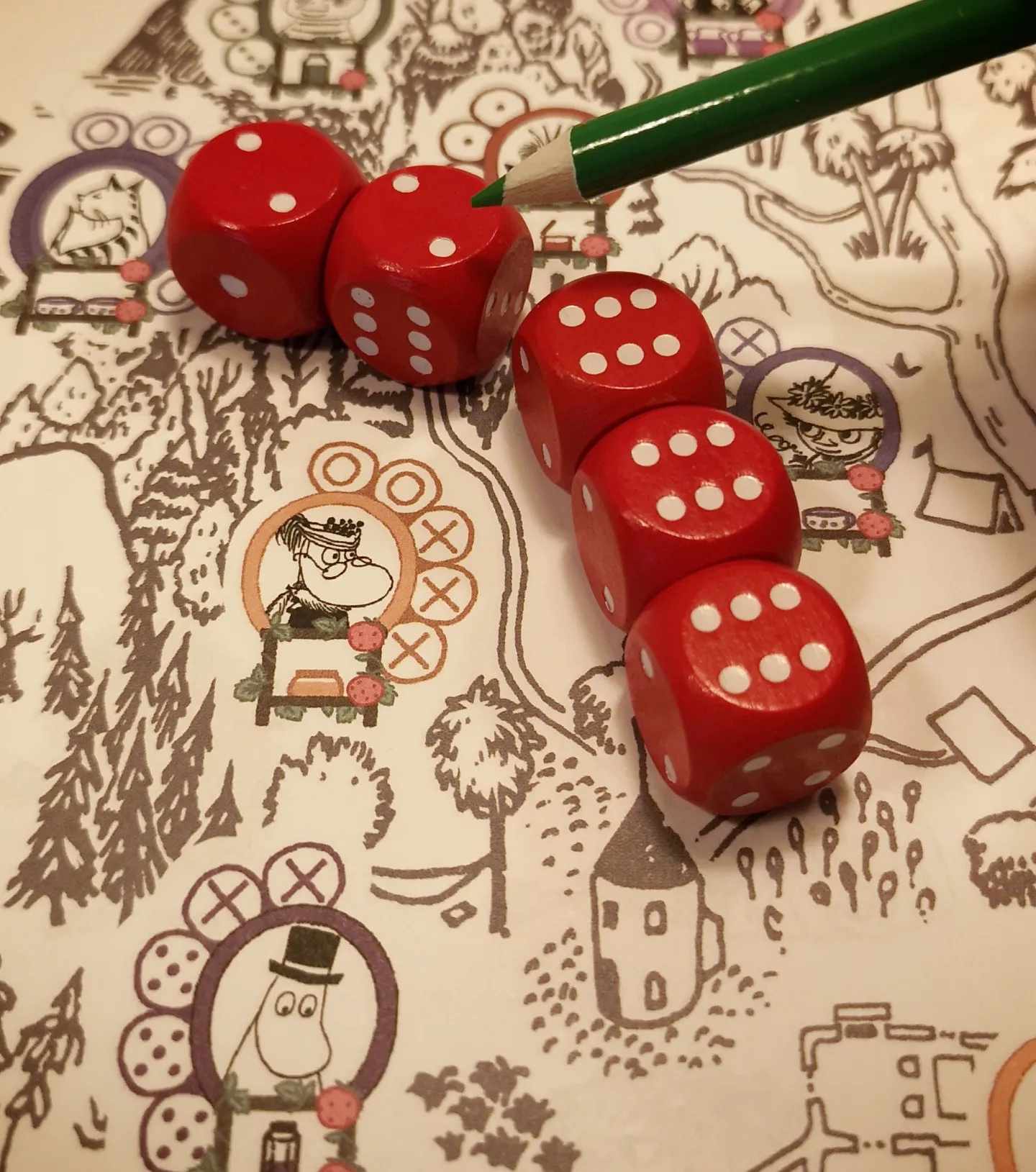 ION Games Moomin StegegetS gioco da tavolo roll & write