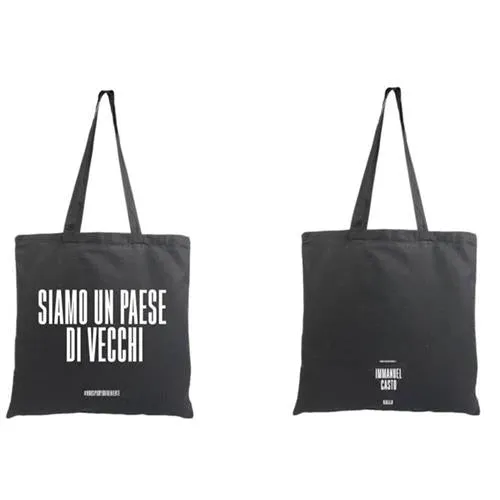 Studio Supernova Non Si Può Più Dire Niente NSPPDN 4 tote bag nera