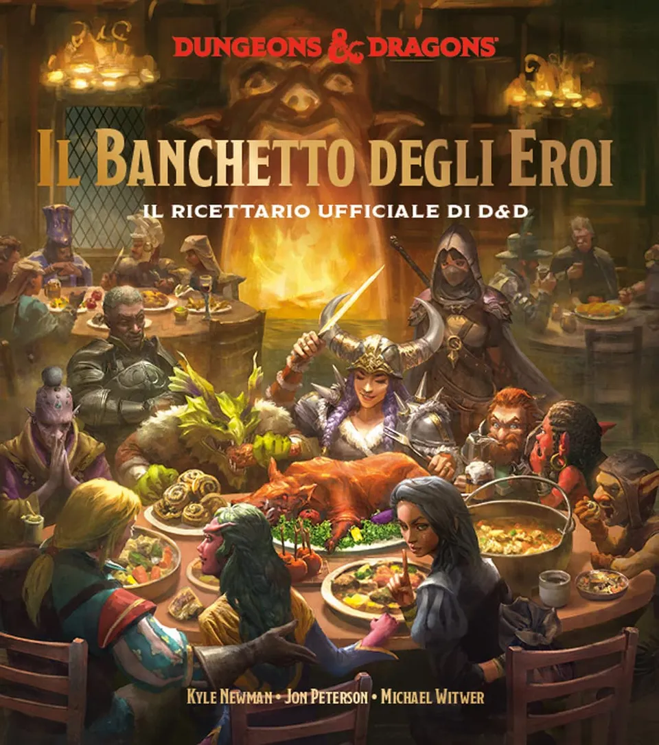 Raven D&D Il Banchetto degli Eroi ricettario ufficiale copertina rigida