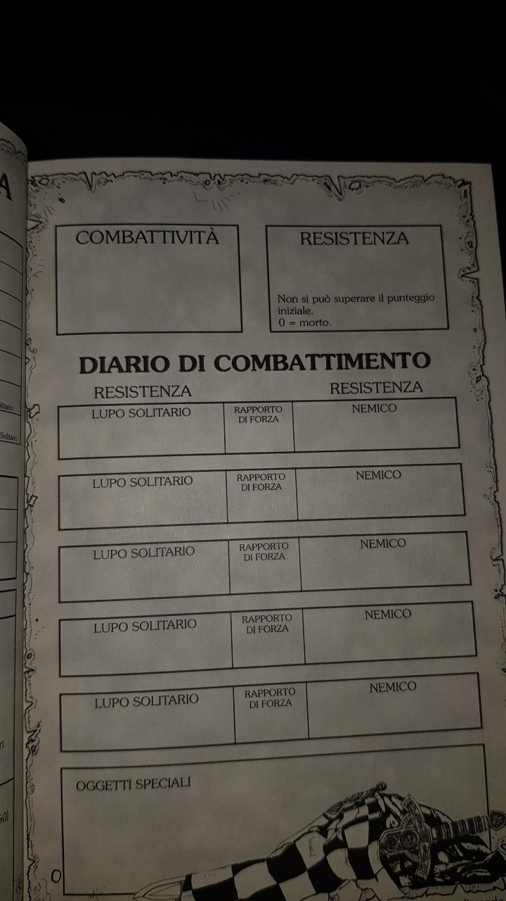Raven Edizioni Lupo Solitario L'Antro della Paura 9 librogame MagnaKai