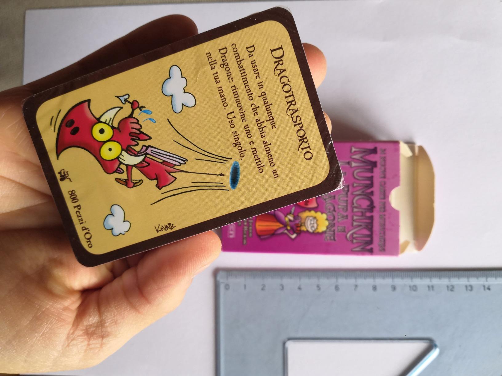 Raven Munchkin La Pupa e il Dragone espansione 34 carte