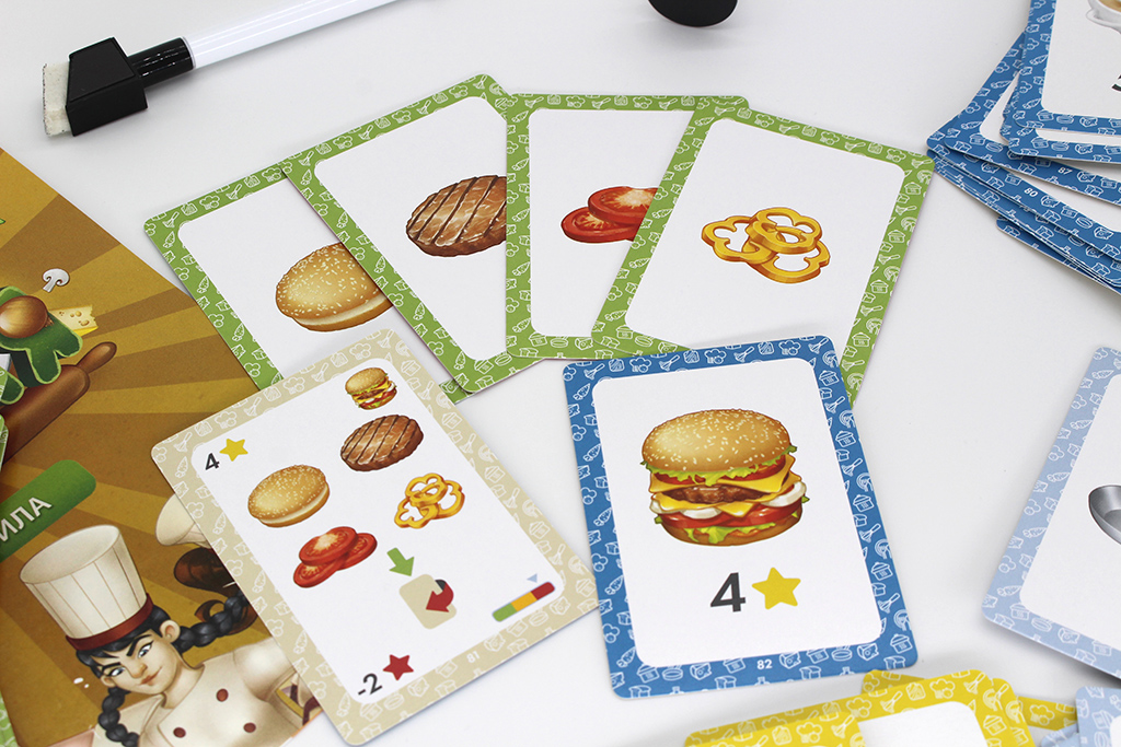 Cucina Folle gioco di carte cuochi squadra 2 minuti