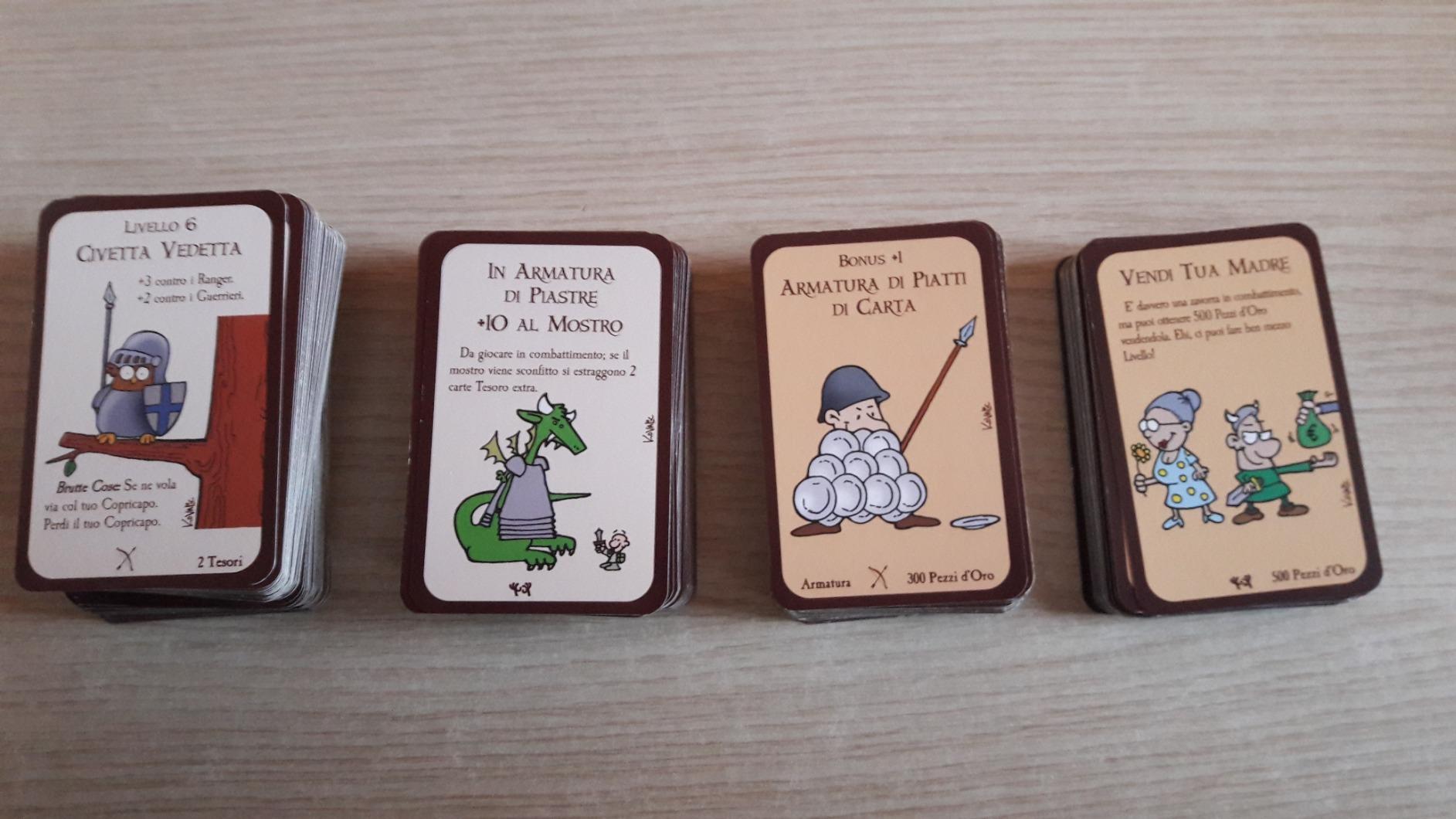 Raven Munchkin 5 6 e 7 Tutti i Mostri Fatti a Fette espansione con Ranger