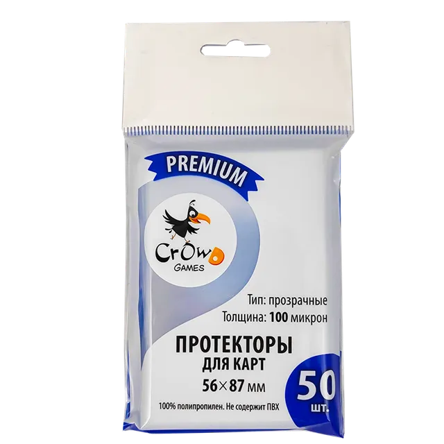 Crowd Games Premium bustine 56x87 mm 50 pezzi