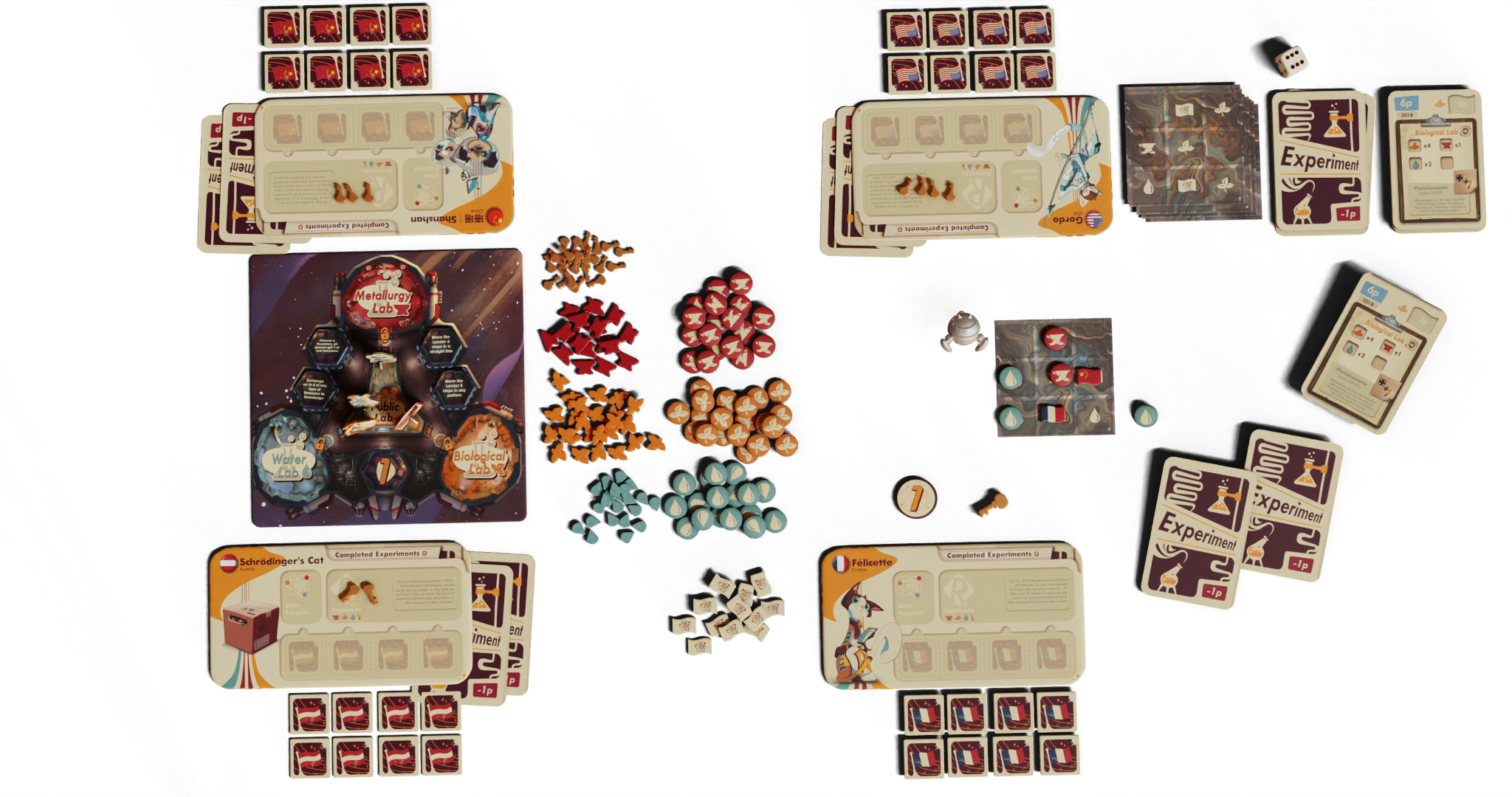 ION Games Fluffy Frontier gioco da tavolo spazio